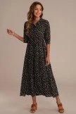 Floral Half Sleeve V Neck Maxi Dress 12 Floral Half Sleeve V Neck Maxi Dress - Image 10