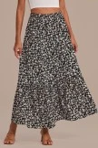 Paisley Drop Floral Elastic Waist Tiered Maxi Skirt 7 Paisley Drop Floral Elastic Waist Tiered Maxi Skirt - Image 5