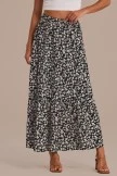 Paisley Drop Floral Elastic Waist Tiered Maxi Skirt 6 Paisley Drop Floral Elastic Waist Tiered Maxi Skirt - Image 4