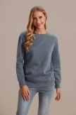 Saucony Store 36 Solid Color Round Neck Long Sleeve Cozy Sweatshirt