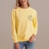 Smile Round Neck Long Sleeve Sweatshirt 1 Smile Round Neck Long Sleeve Sweatshirt -Saucony Store plss2072802 1 1